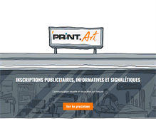 Tablet Screenshot of print-art.ch